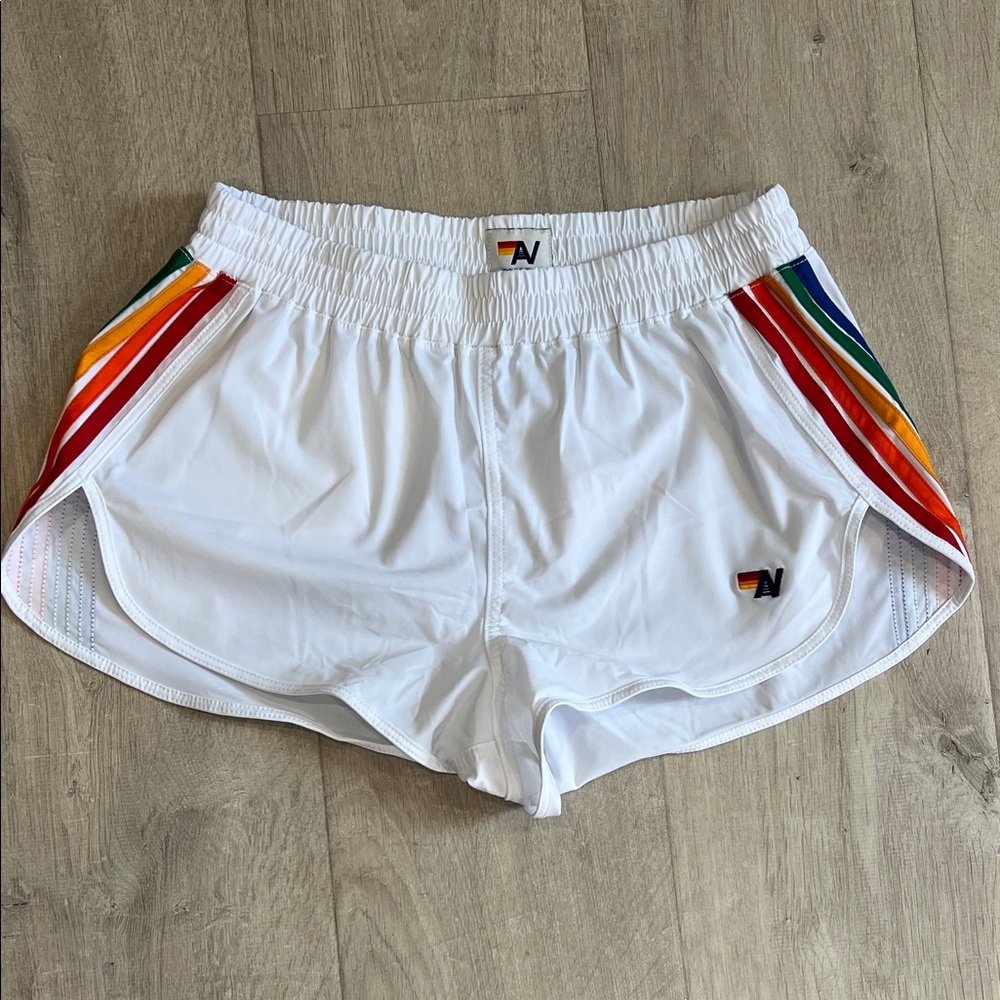 Aviator Nation Women's 5 Stripe Flex
Board Shorts - White
